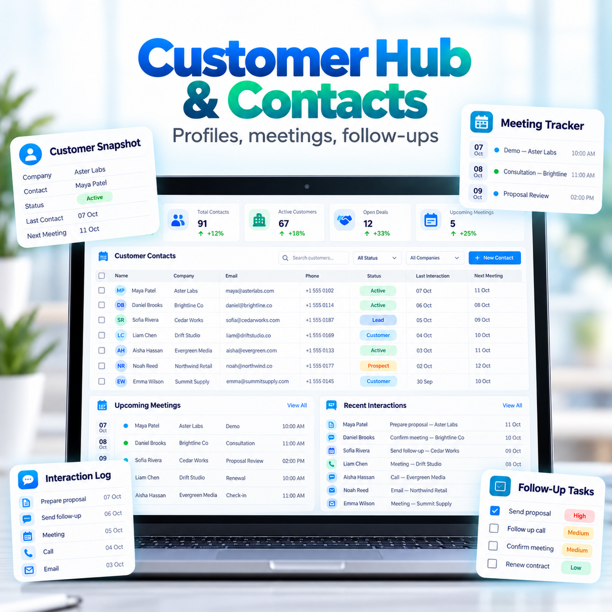 Trackify CRM | 15 In 1 Google Sheets CRM Toolkit
